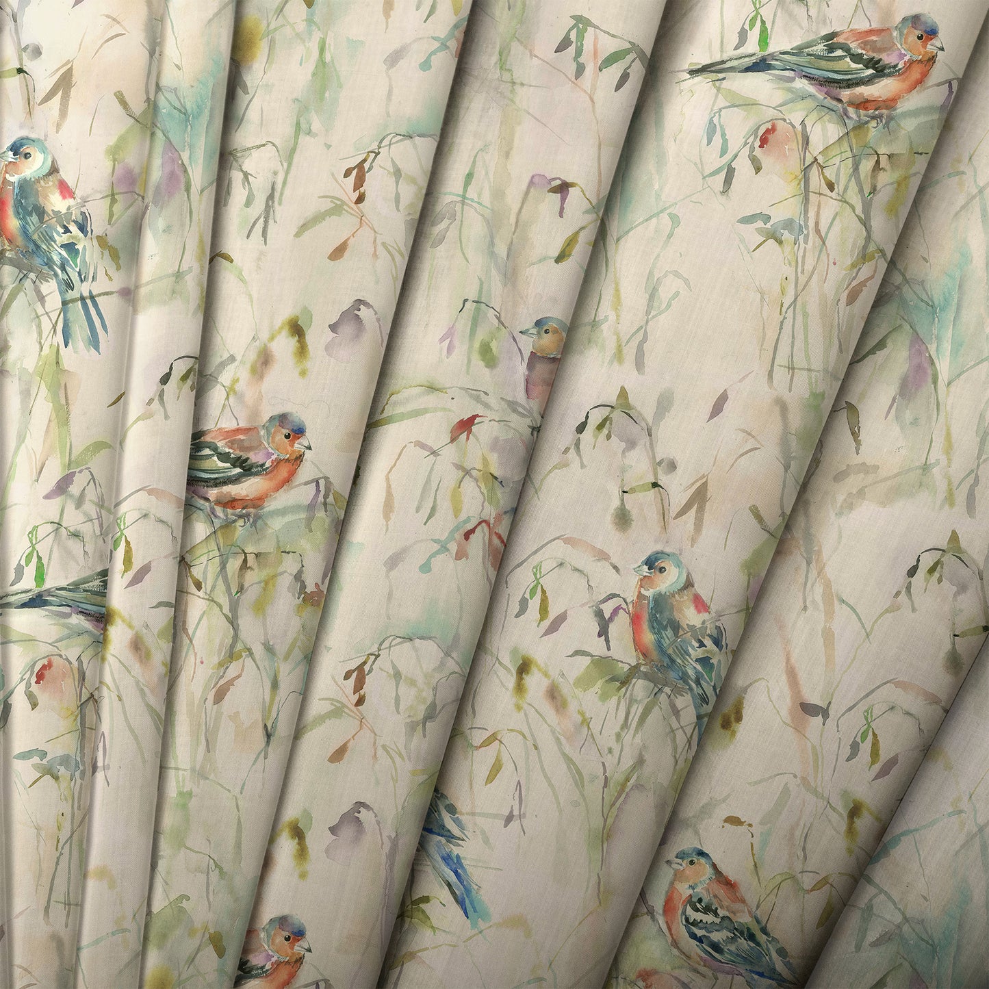 Chaffinch 145Cm Fiona Fabric - Linen Sample