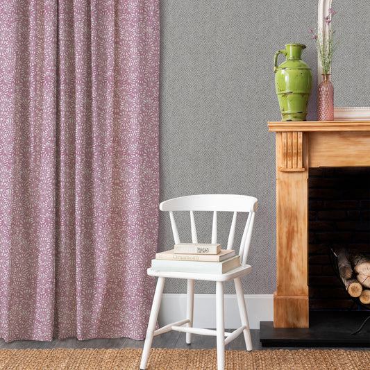 Chambery 140Cm Kim Fabric - Berry Sample