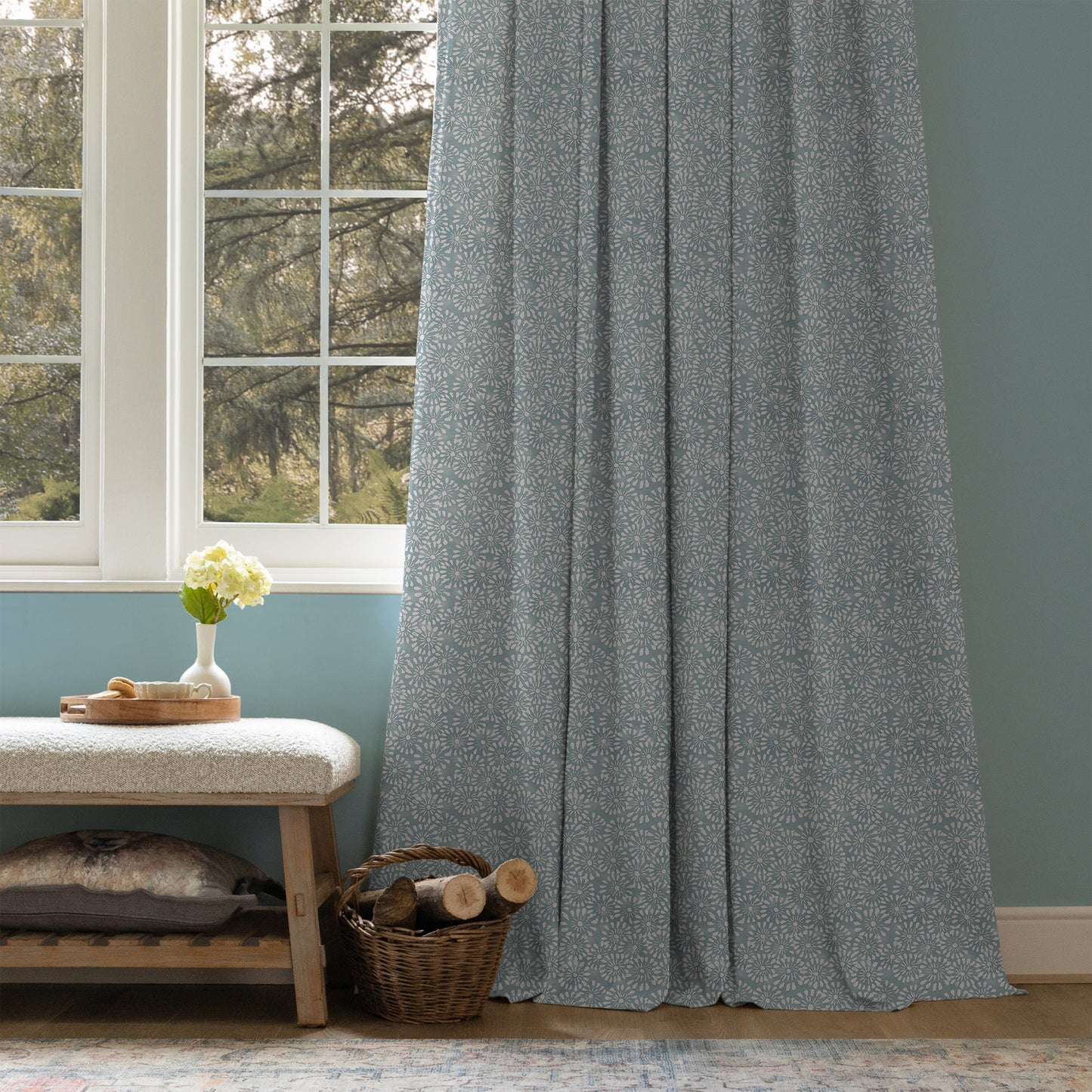 Chambery 140Cm Kim Fabric - Ocean Sample