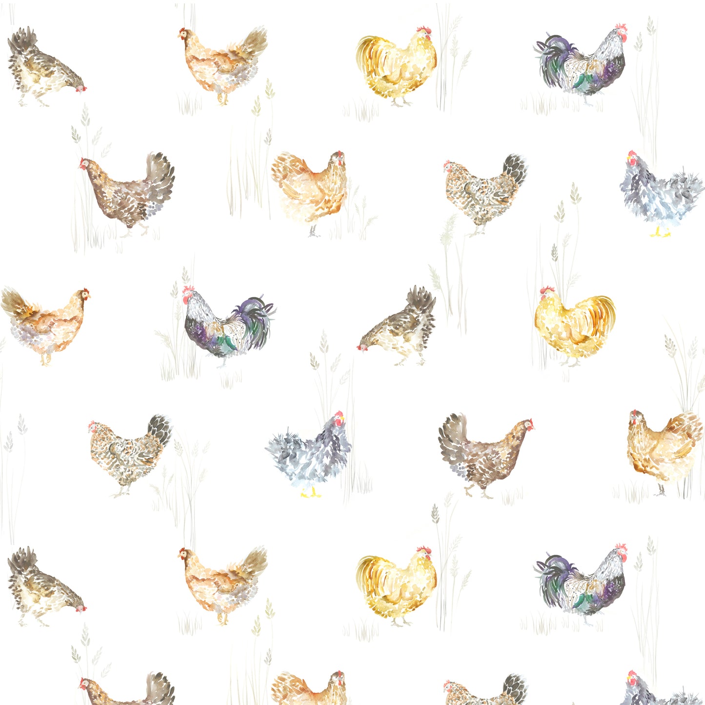 Chook Chook 140Cm Sasha White Fabric Metre - Cream