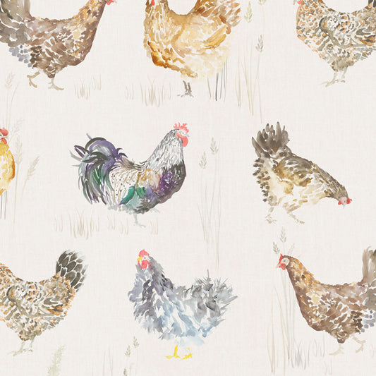 Chook Chook 140Cm Sasha Linen Fabric - Linen Sample
