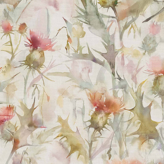 Cirsium Cream 145Cm Fabric - Russet Sample