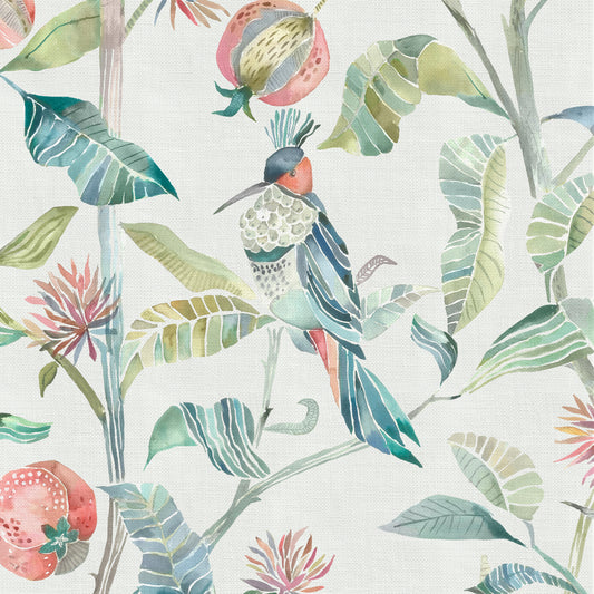 Colyford Fiona 145Cm Fabric Metre - Pomegranate