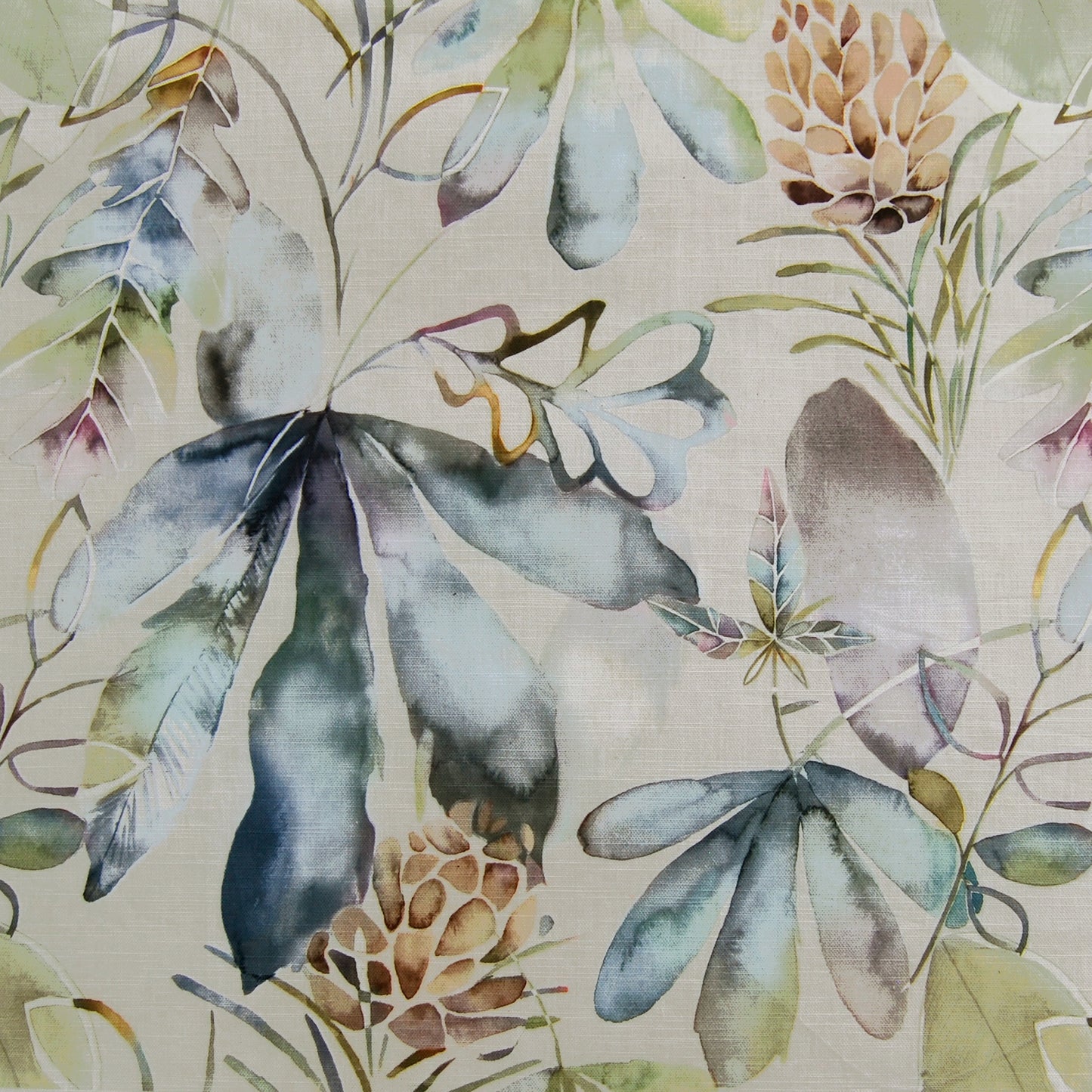 Conifer 145Cm Ann Fabric Metre - Thistle
