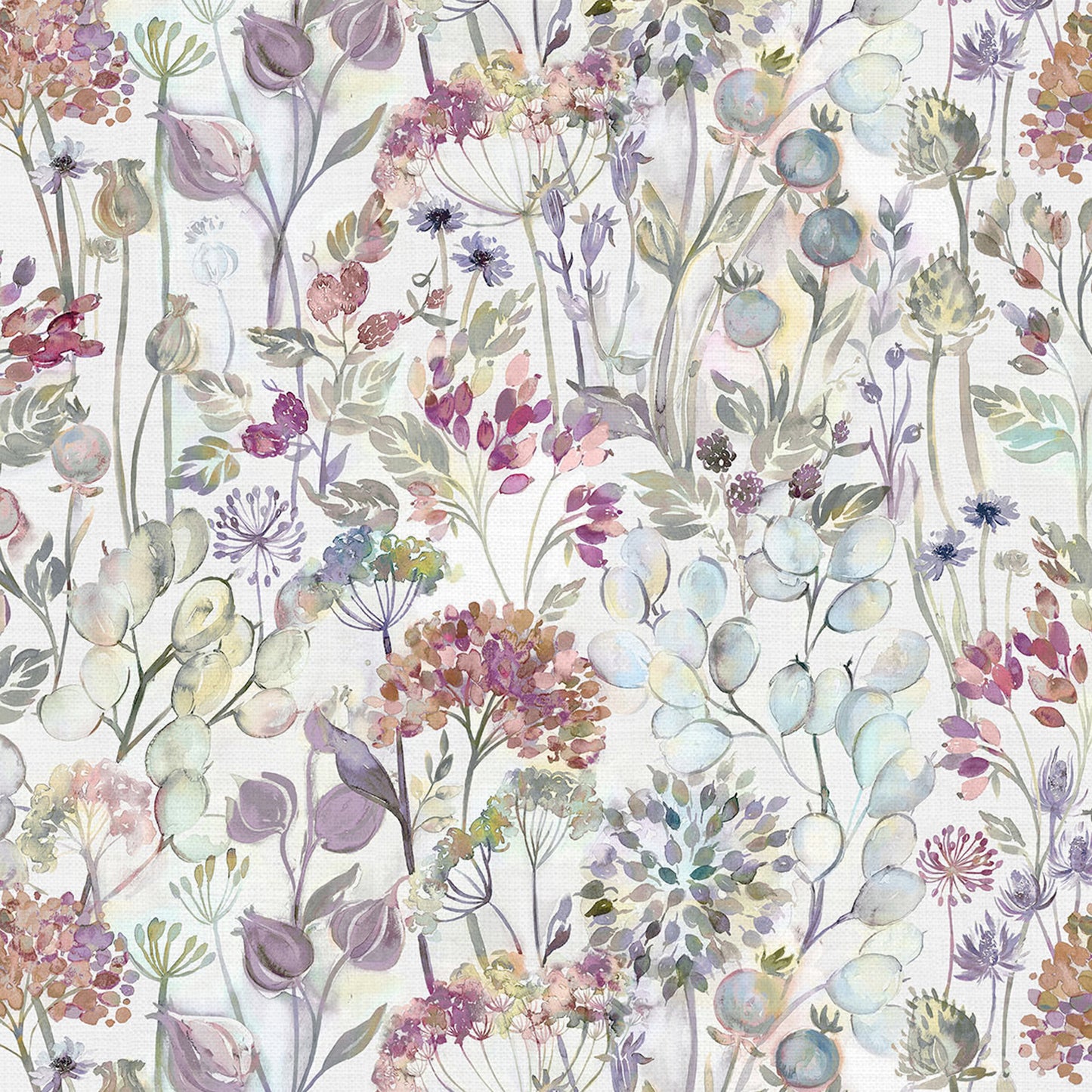 Country Hedgerow 145Cm Ann Fabric Metre - Bloom/Cream