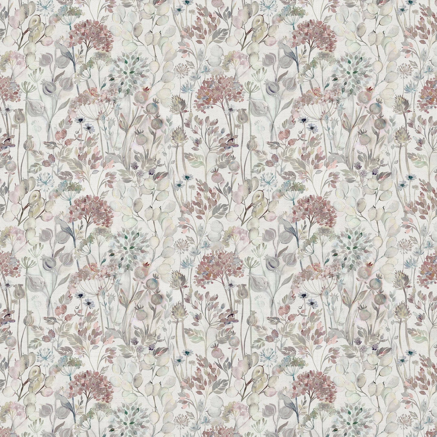 Country Hedgerow 145Cm Ann Fabric Metre - Dawn/Cream