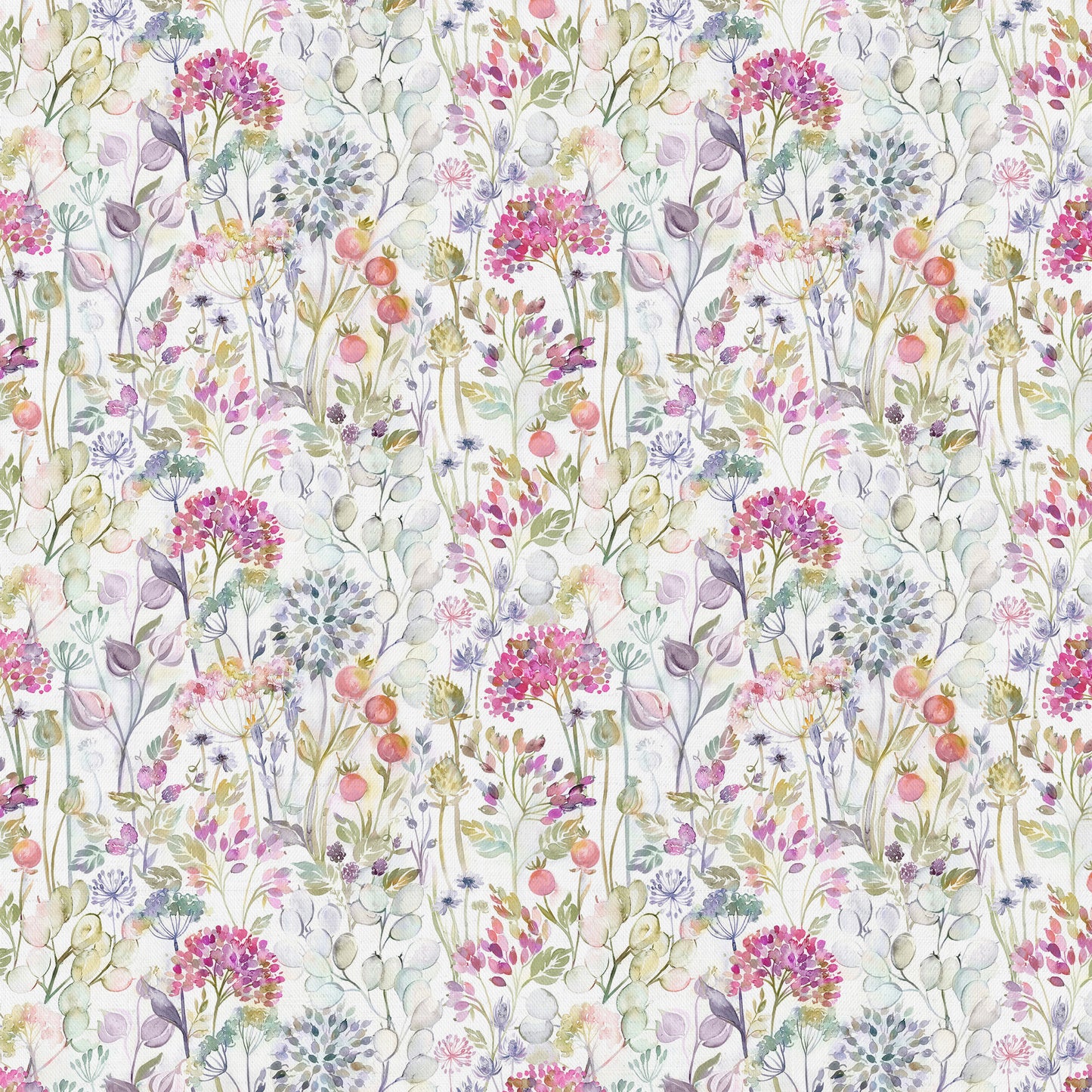 Country Hedgerow 145Cm Ann Fabric - Lotus/Cream Sample