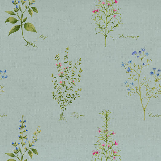 Darcy 145Cm Fiona Fabric - Duck Egg Sample