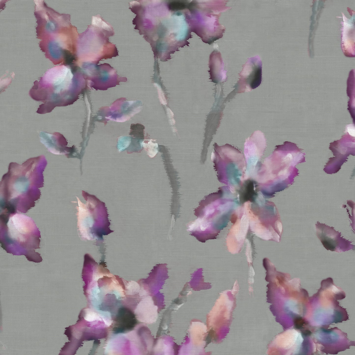 Degas 140Cm Westin White Fabric - Amethyst Sample