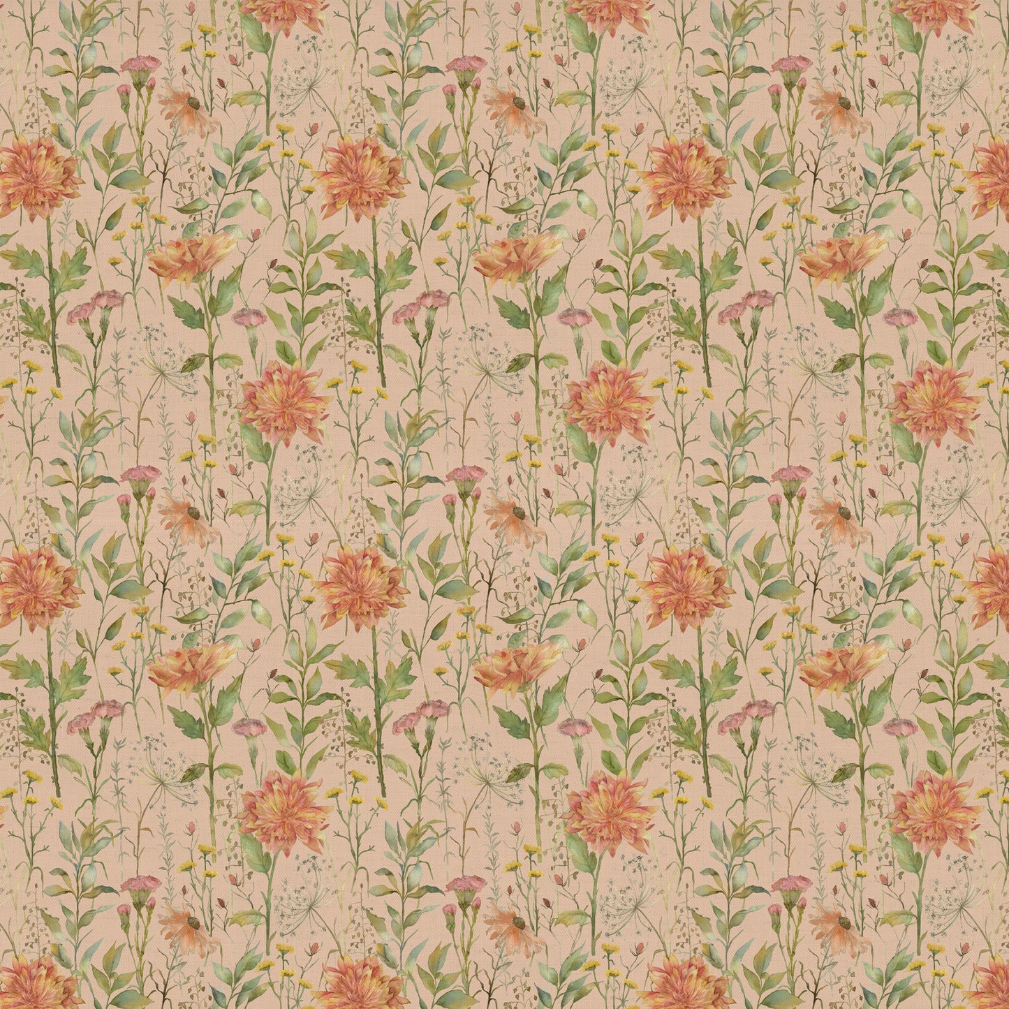 Delamere Fabric Sample - Apricot