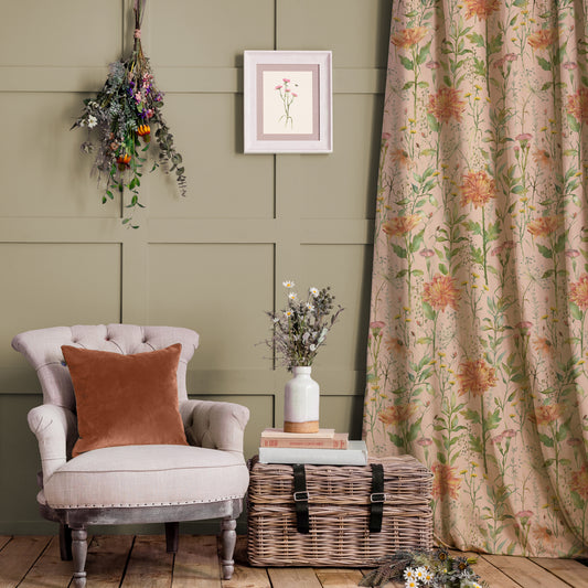 Delamere 140Cm Fabric Metre Apricot