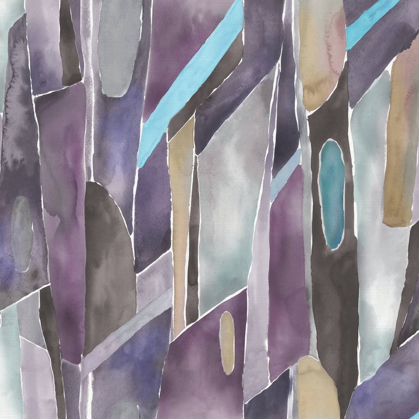 Delaunay Fabric Metre - Amethyst