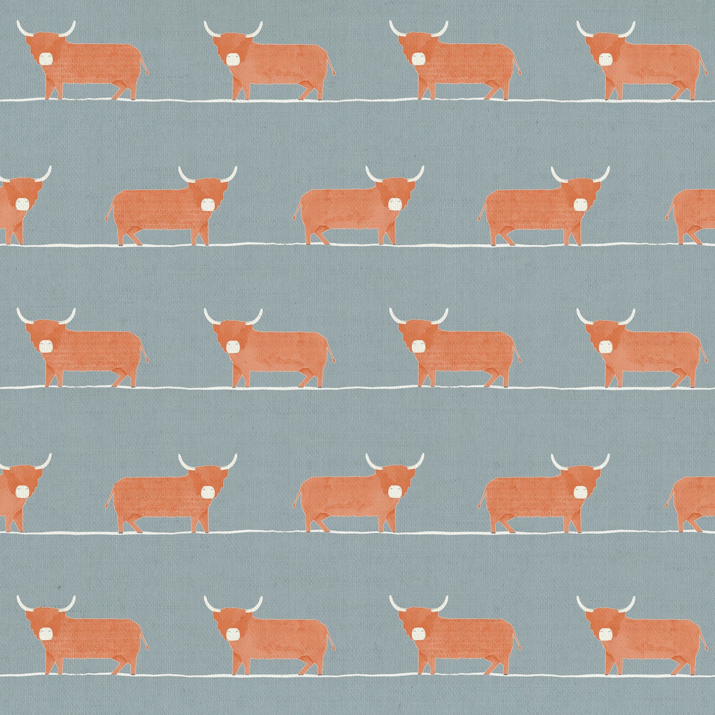 Dougal 147Cm Helena Fabric Metre - Cornflower
