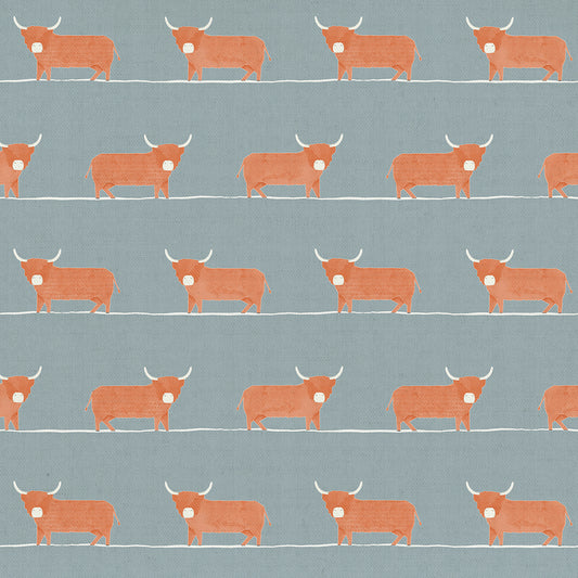 Dougal 147Cm Helena Fabric - Cornflower Sample