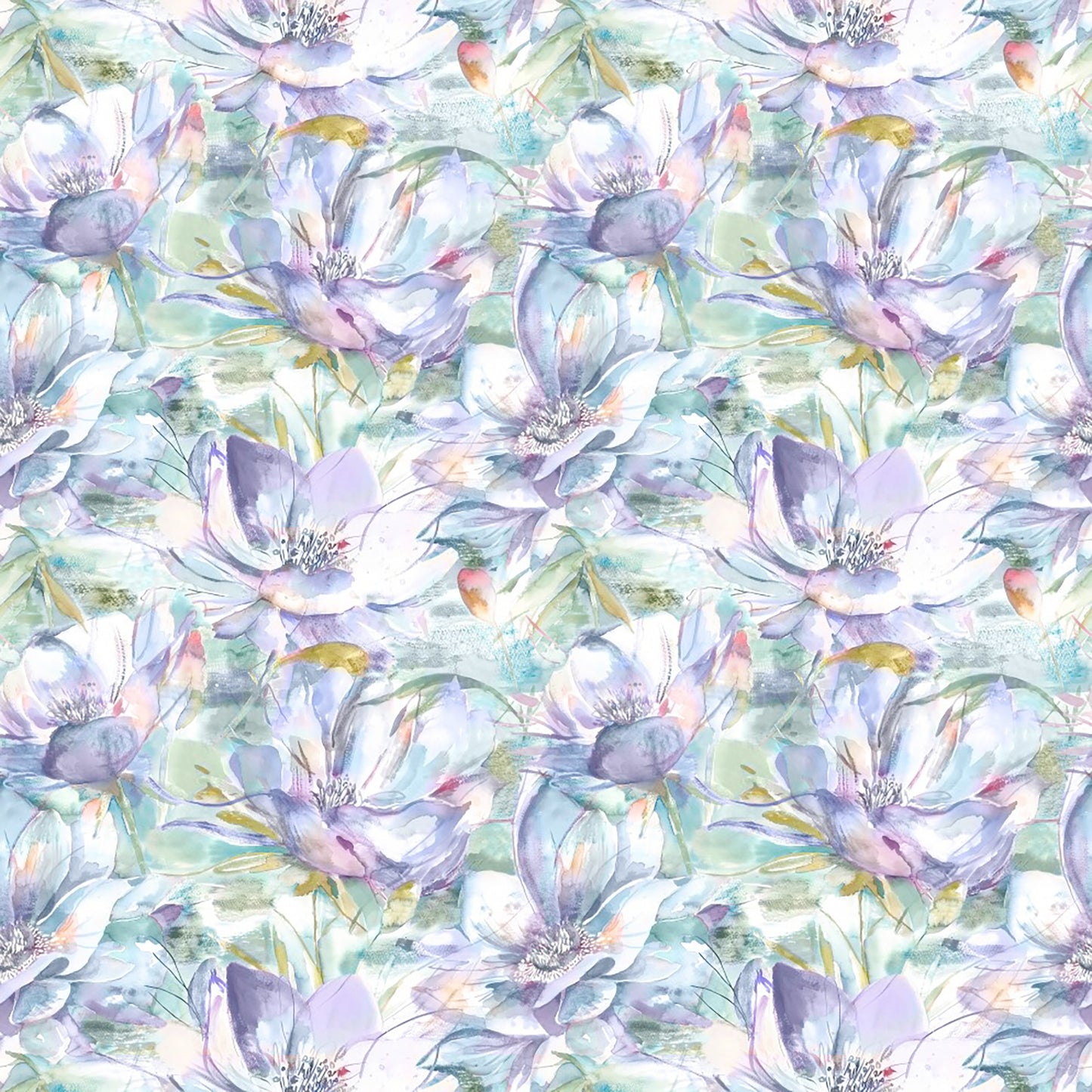 Dusky Blooms 145Cm Fiona Fabric Metre - Fig
