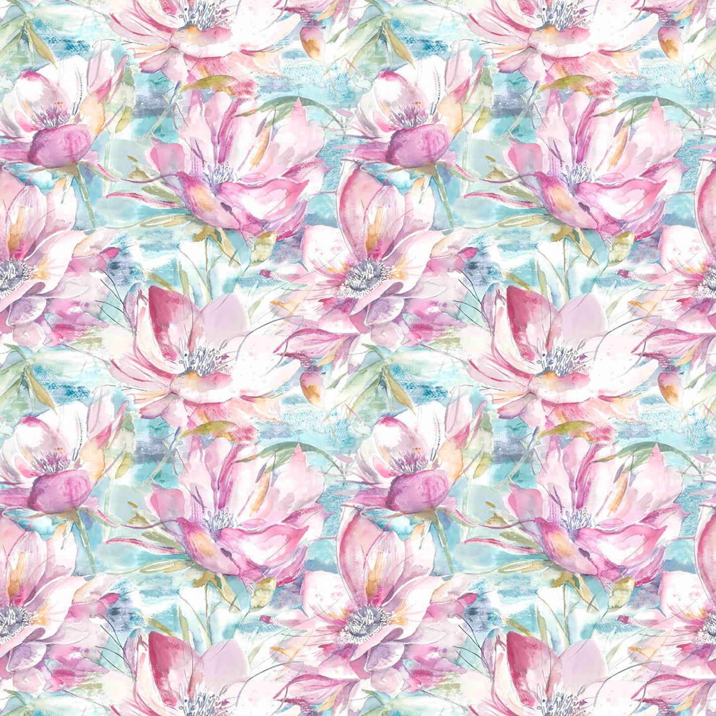 Dusky Blooms 145Cm Fiona Fabric - Sweetpea Sample