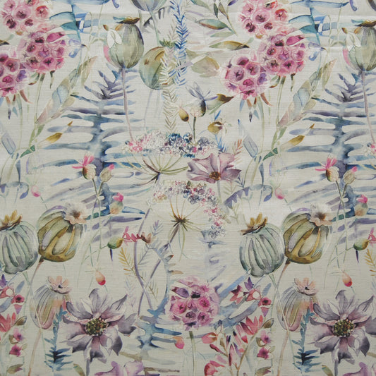 Edenmuir Linen 145Cm Fiona Fabric Metre - Sorbet
