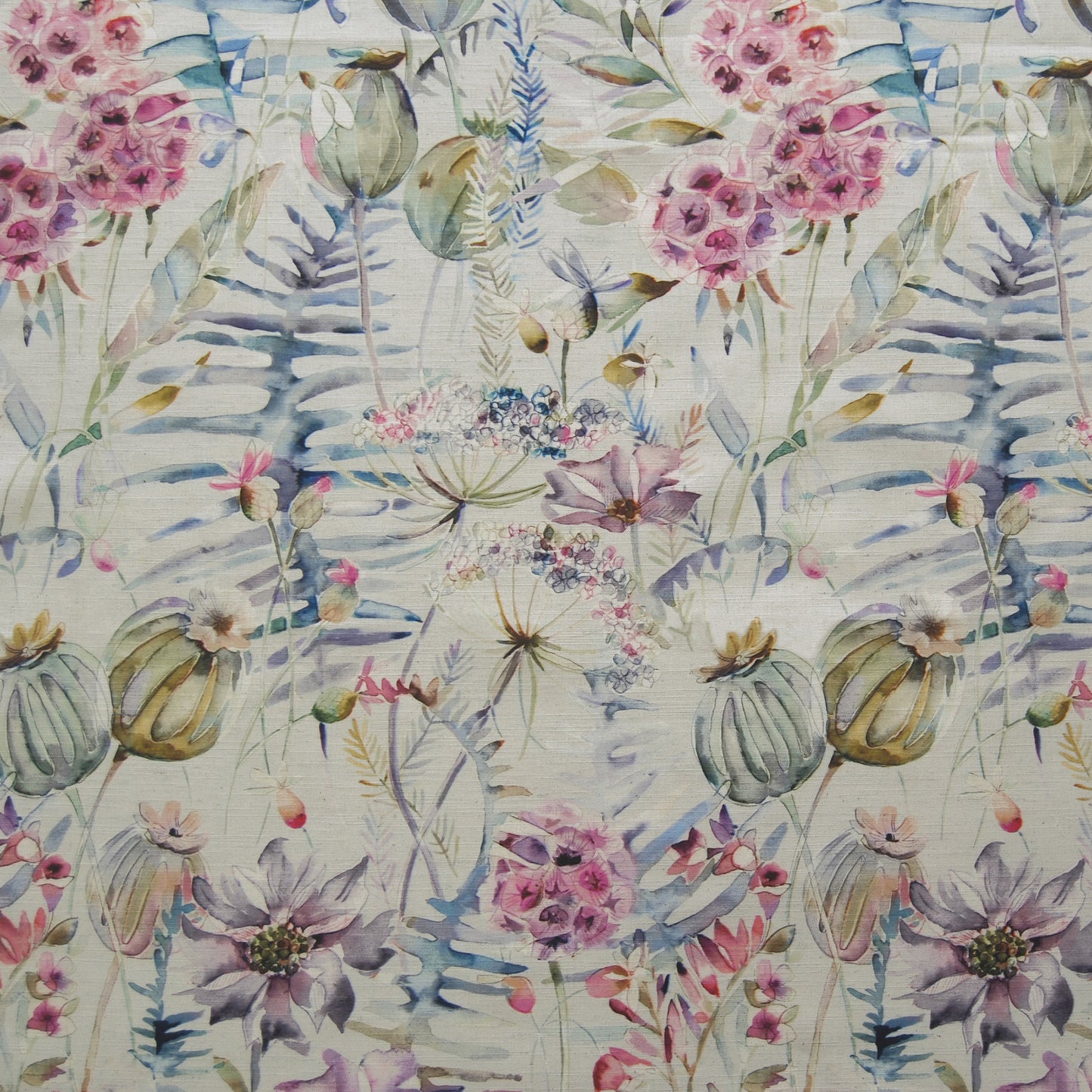 Edenmuir Linen 145Cm Fiona Fabric - Sorbet Sample