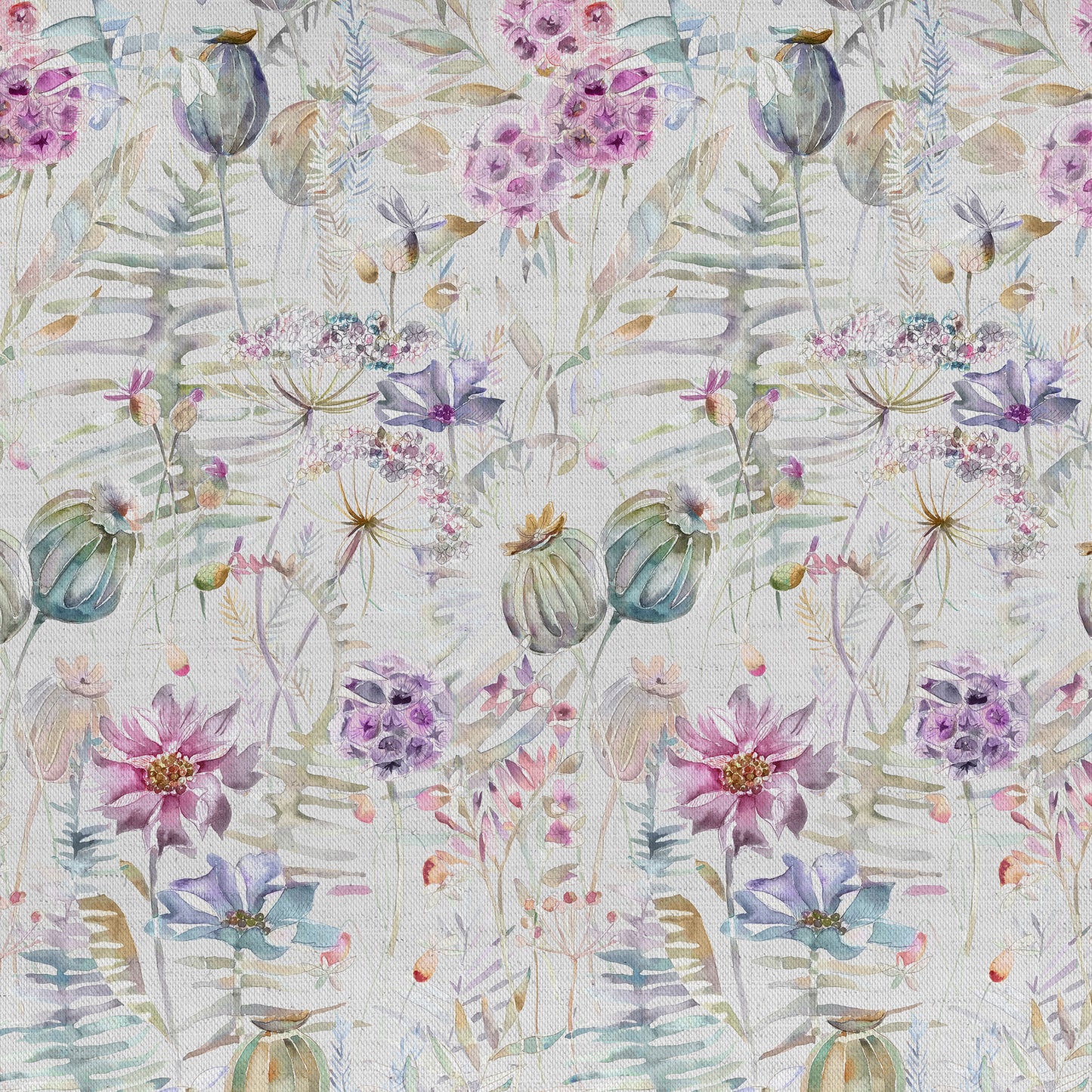Edenmuir 145Cm Ann Fabric Metre - Raspberry
