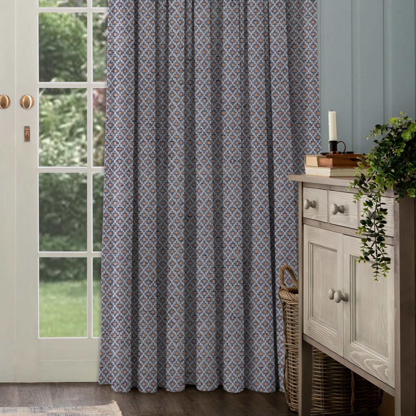 Elmore 137Cm Fabric Cornflower Sample