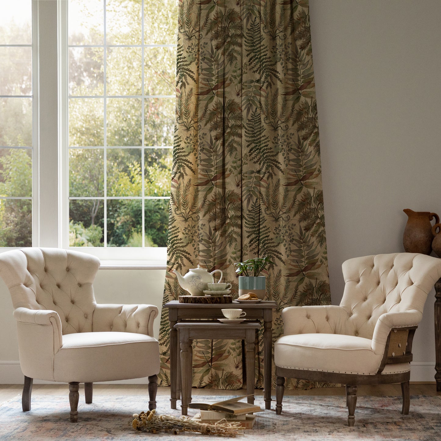 Elowen 140Cm Fabric Metre Mulberry