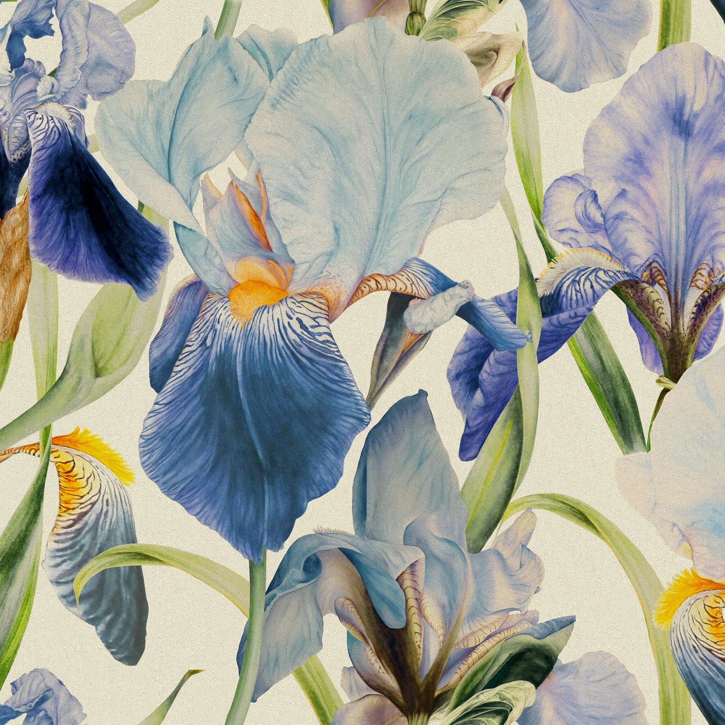 Elva 145Cm Fiona Fabric Metre - Bluebell