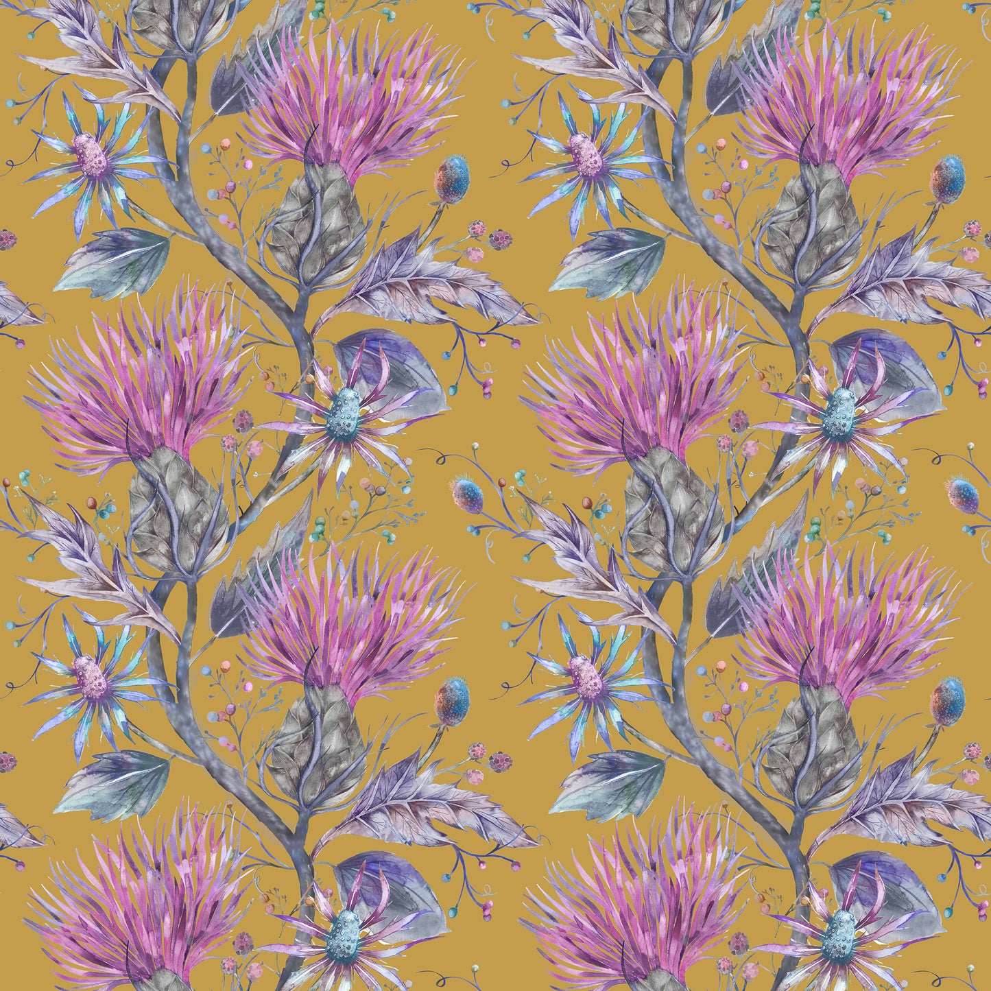 Elysium 145Cm Ann Fabric - Gold Sample