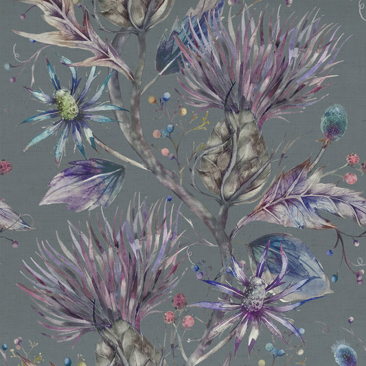 Elysium 145Cm Ann Fabric - Storm Sample