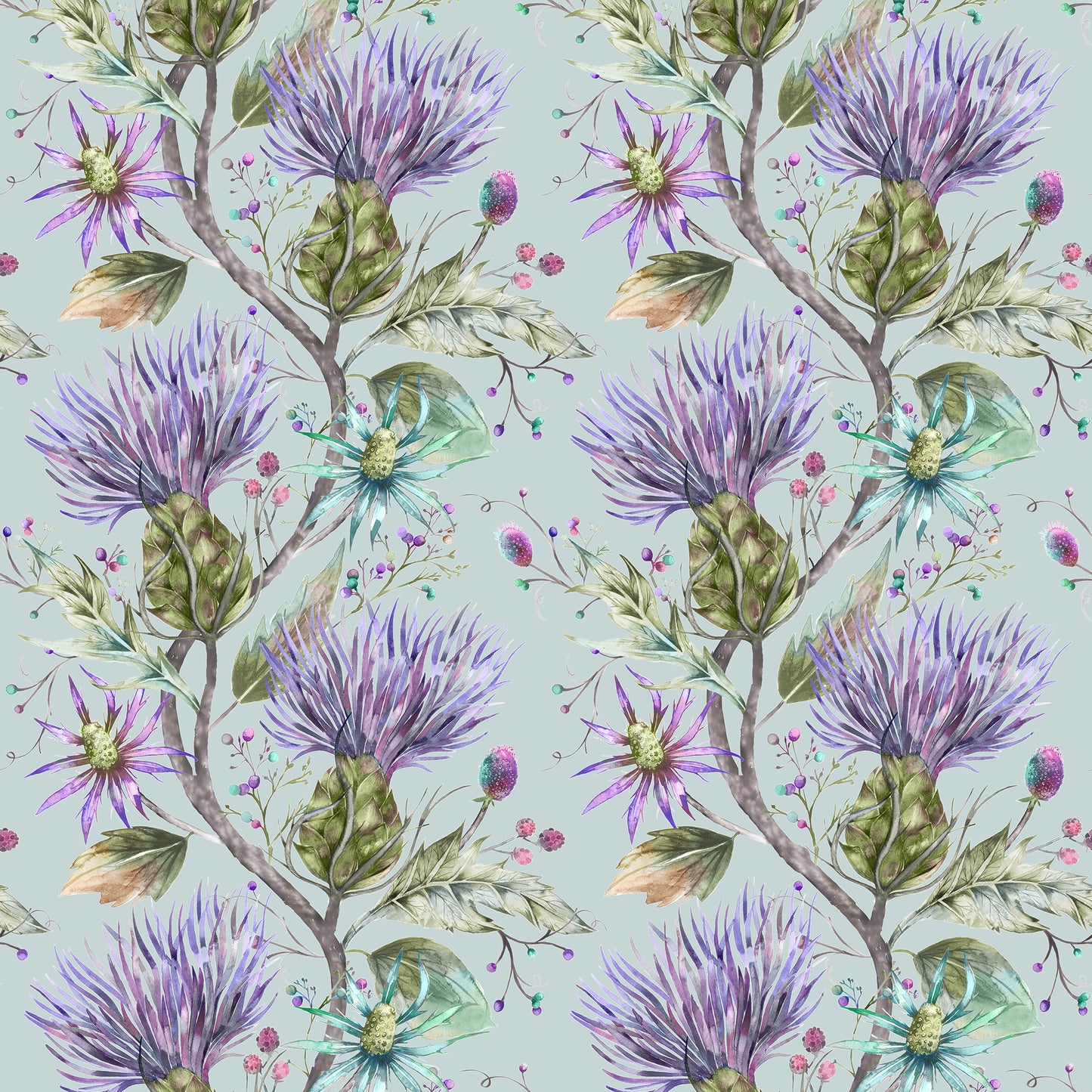 Elysium 145Cm Ann Fabric Metre - Violet