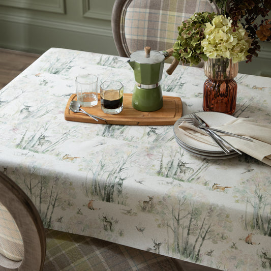New Enchanted Forest Oil Cloth Sample