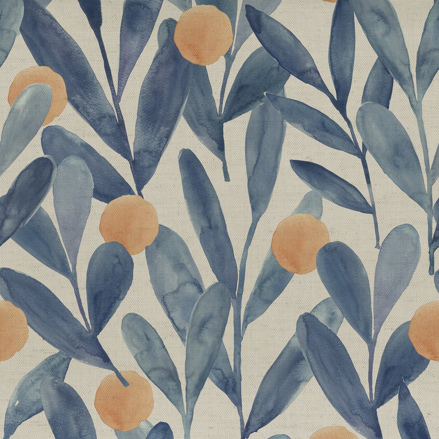 Enso 145Cm Fiona Fabric Metre - Cobalt