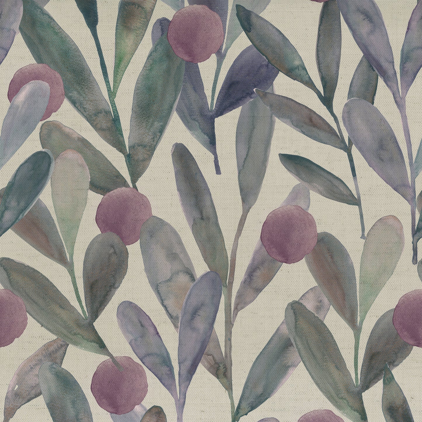 Enso 145Cm Fiona Fabric Metre - Violet