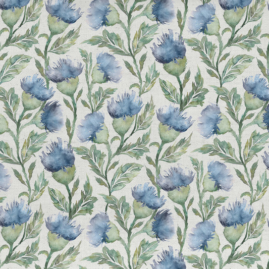 Ettrick 145Cm Ann Fabric Metre - Bluebell Cream