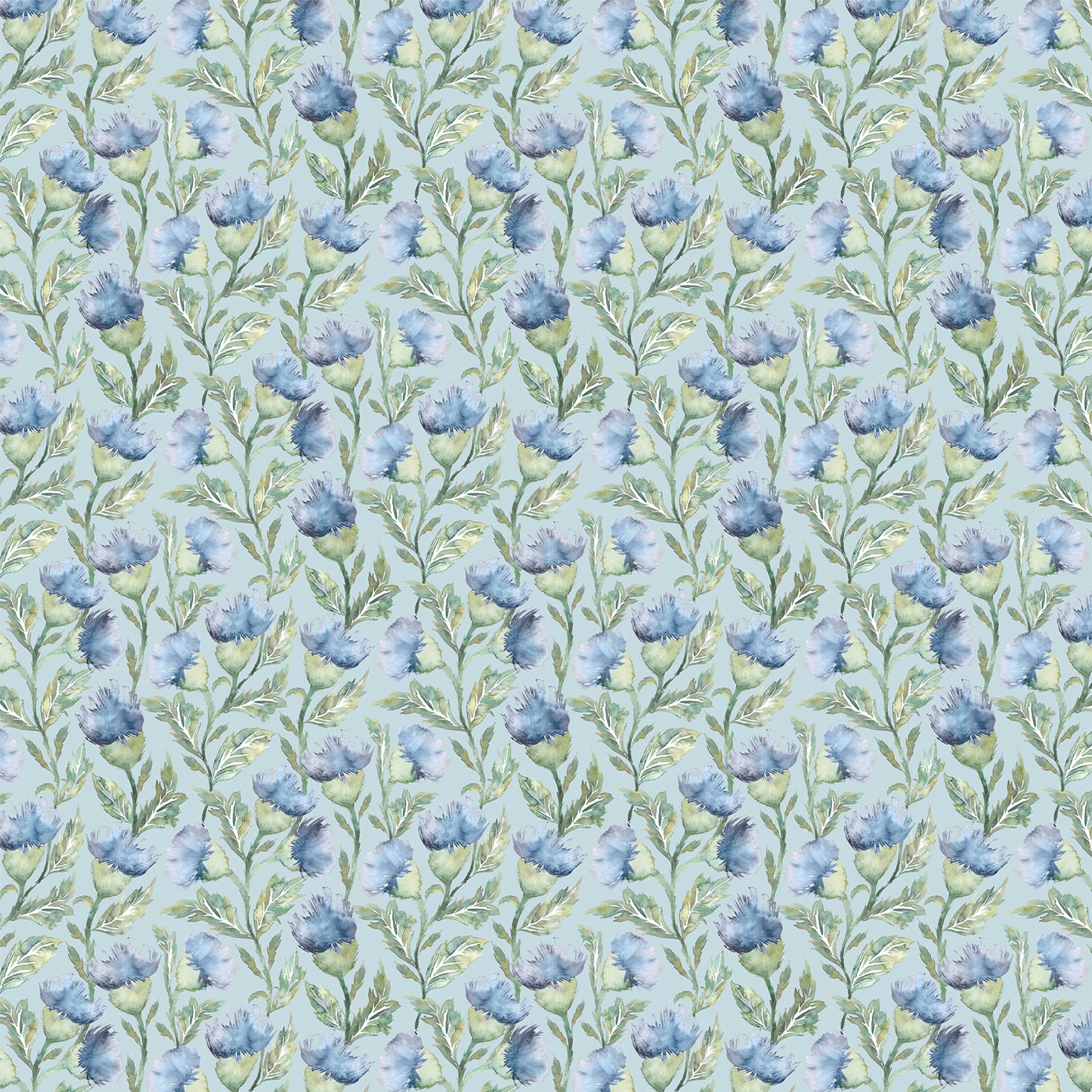 Ettrick 145Cm Ann Fabric - Bluebell Sample
