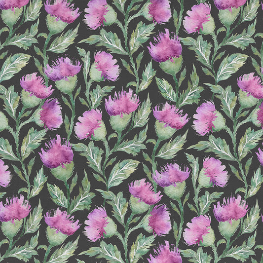 Ettrick 145Cm Ann Fabric Metre - Graphite