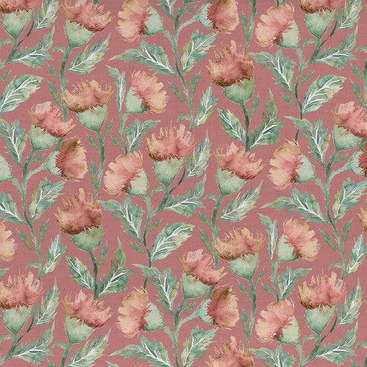 Ettrick 145Cm Ann Fabric Metre - Rust