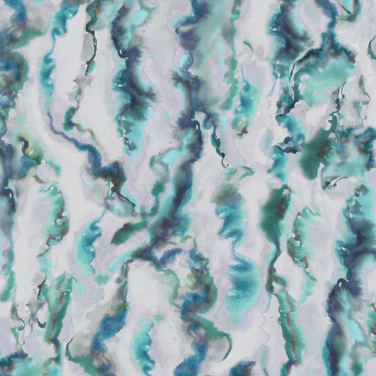 Expressions 140Cm Heavy Como Ivory Fabric - Azurite Sample