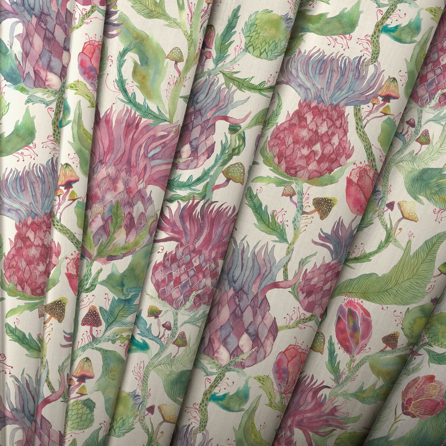 Fairytale Bristles Fabric Sample - Dawn