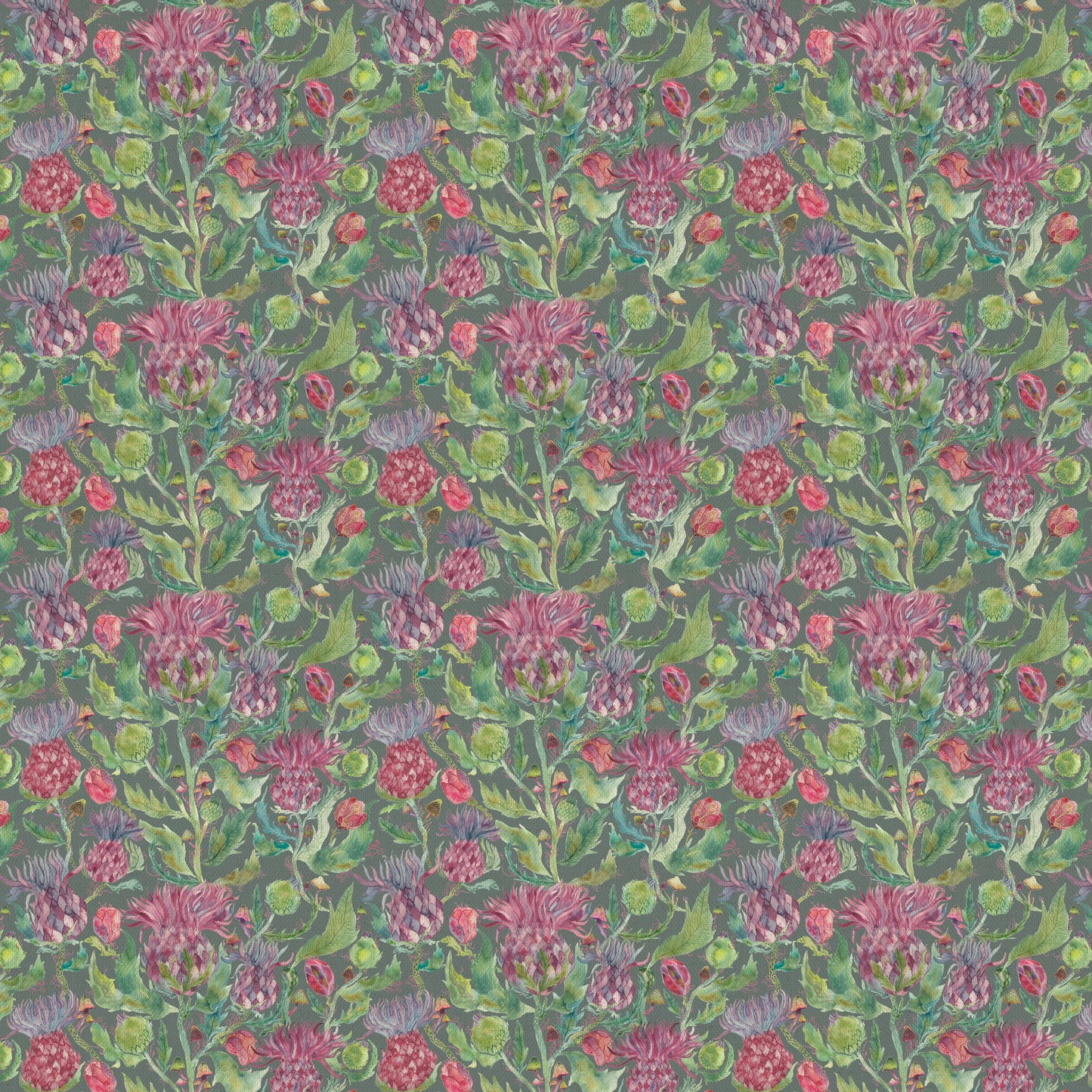 Fairytale Bristles Fabric Sample - Forest