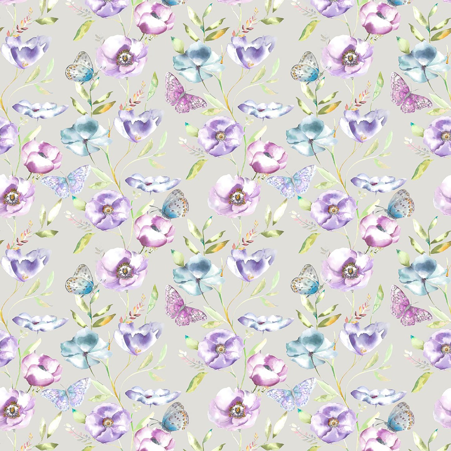 Farfalla 145Cm Ann Fabric - Plum Sample