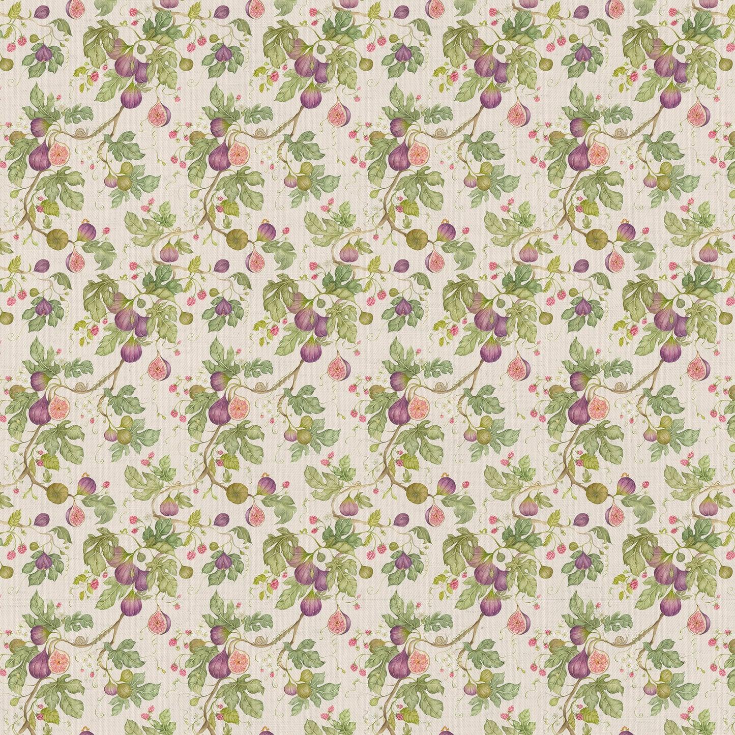 Fig Gardens 140M Fabric Metre Cream