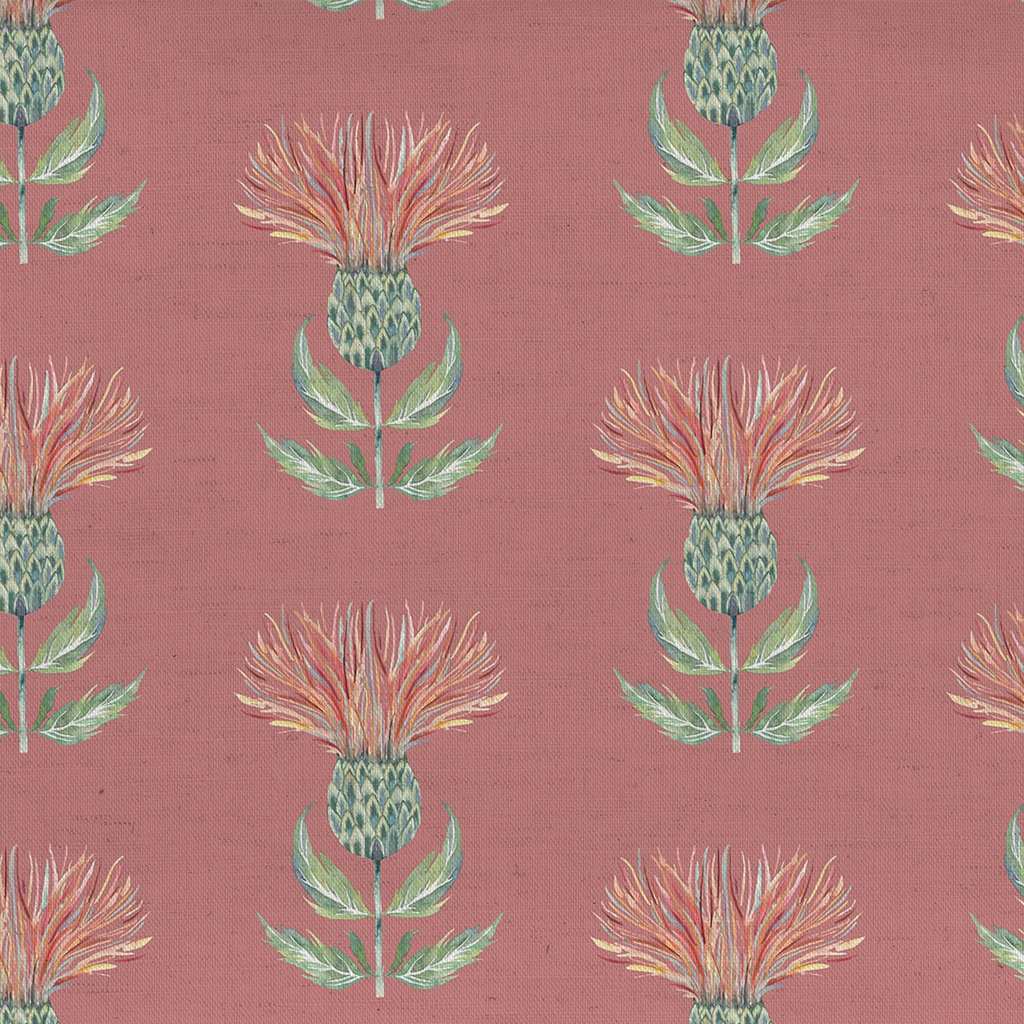 Firth 145Cm Ann Fabric Metre - Rust