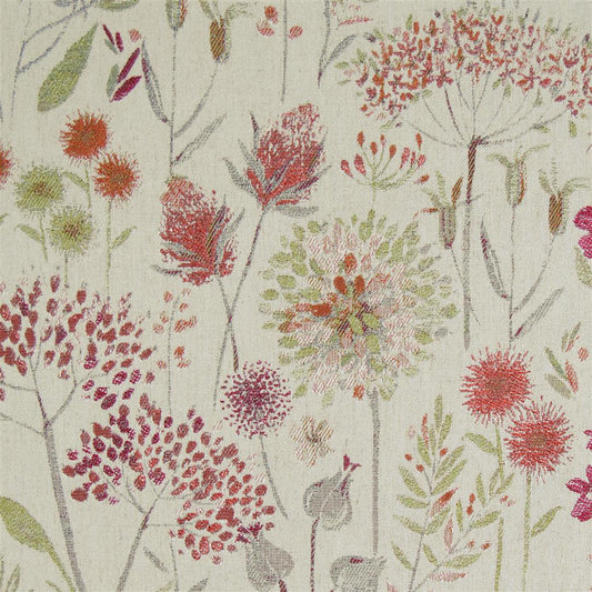Flora Linen 138Cm Fabric Russett Sample
