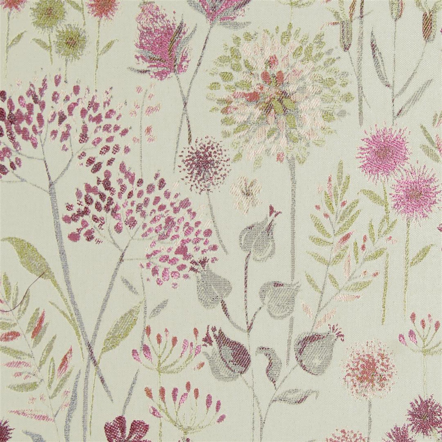 Flora Linen 138Cm Fabric Metre Summer