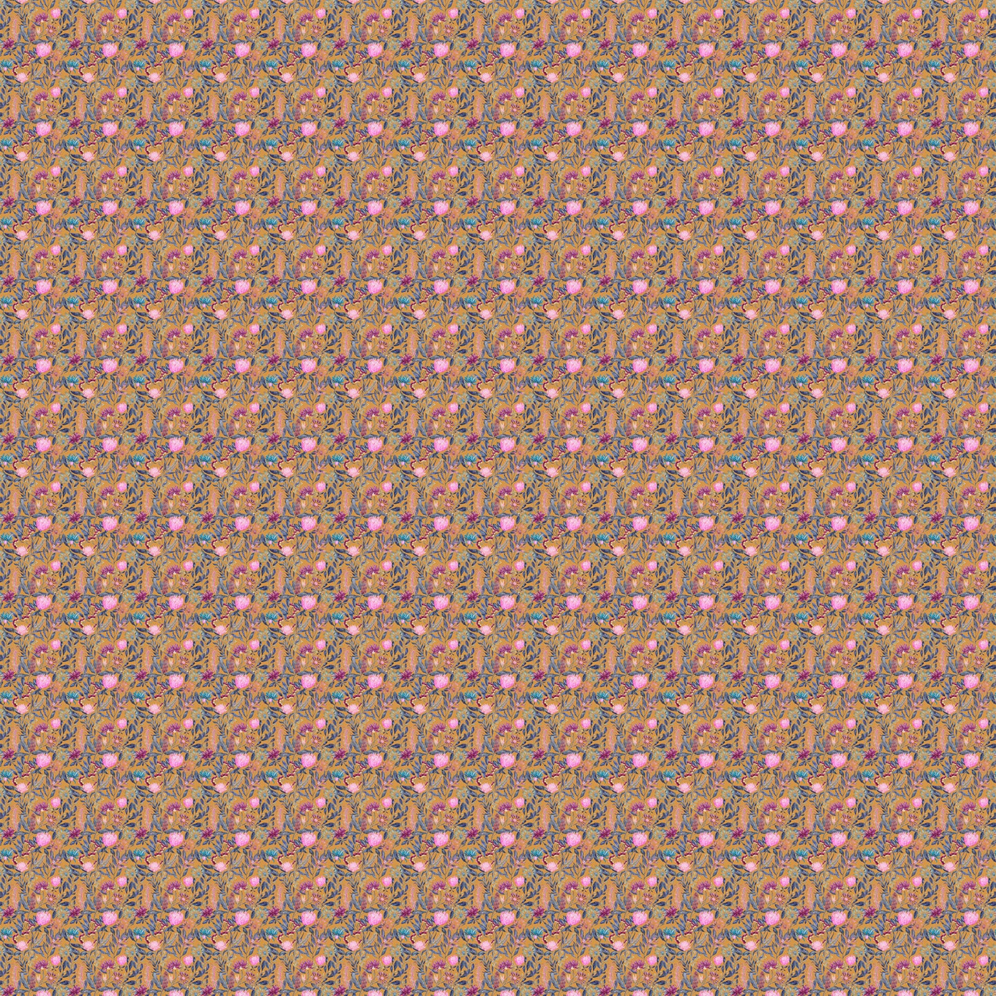 Fortazela Fine Lawn Cotton 160Cm Dress Fabric - Gold Sample