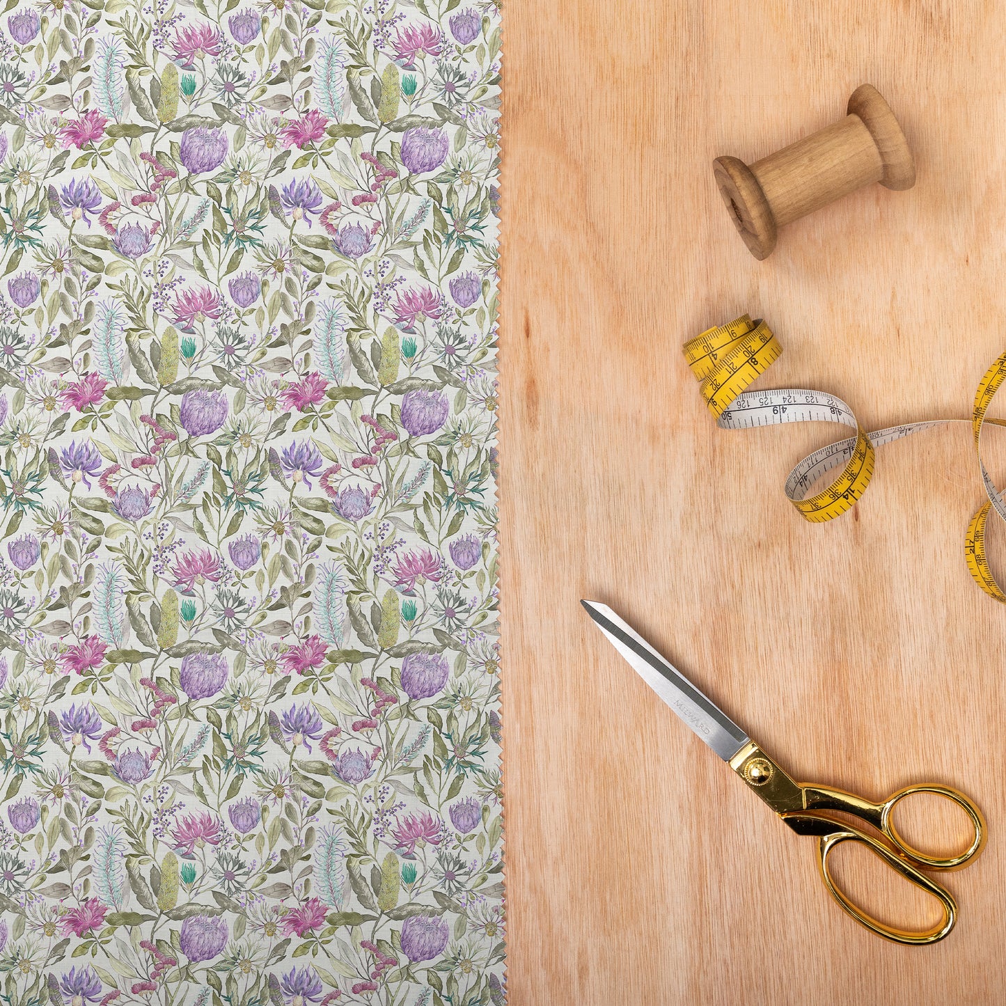 Fortazela Fine Lawn Cotton 160Cm Dress Fabric Metre - Wiolet