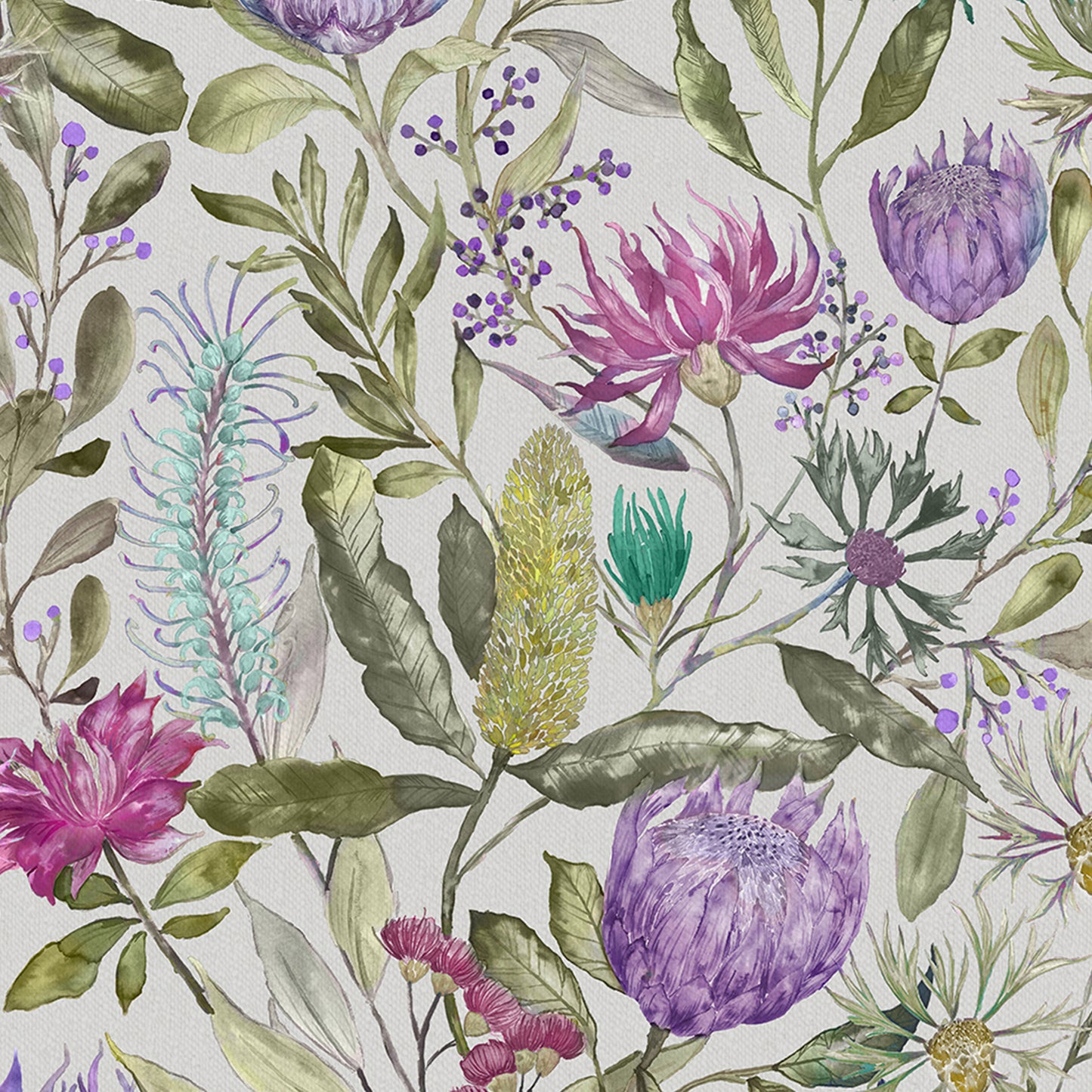 Fortazela Fine Lawn Cotton 160Cm Dress Fabric - Wiolet Sample