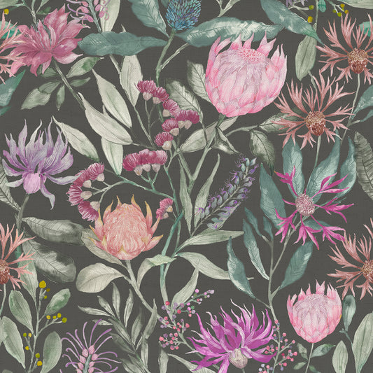 Fortazela 145Cm Ann Fabric - Onyx Sample