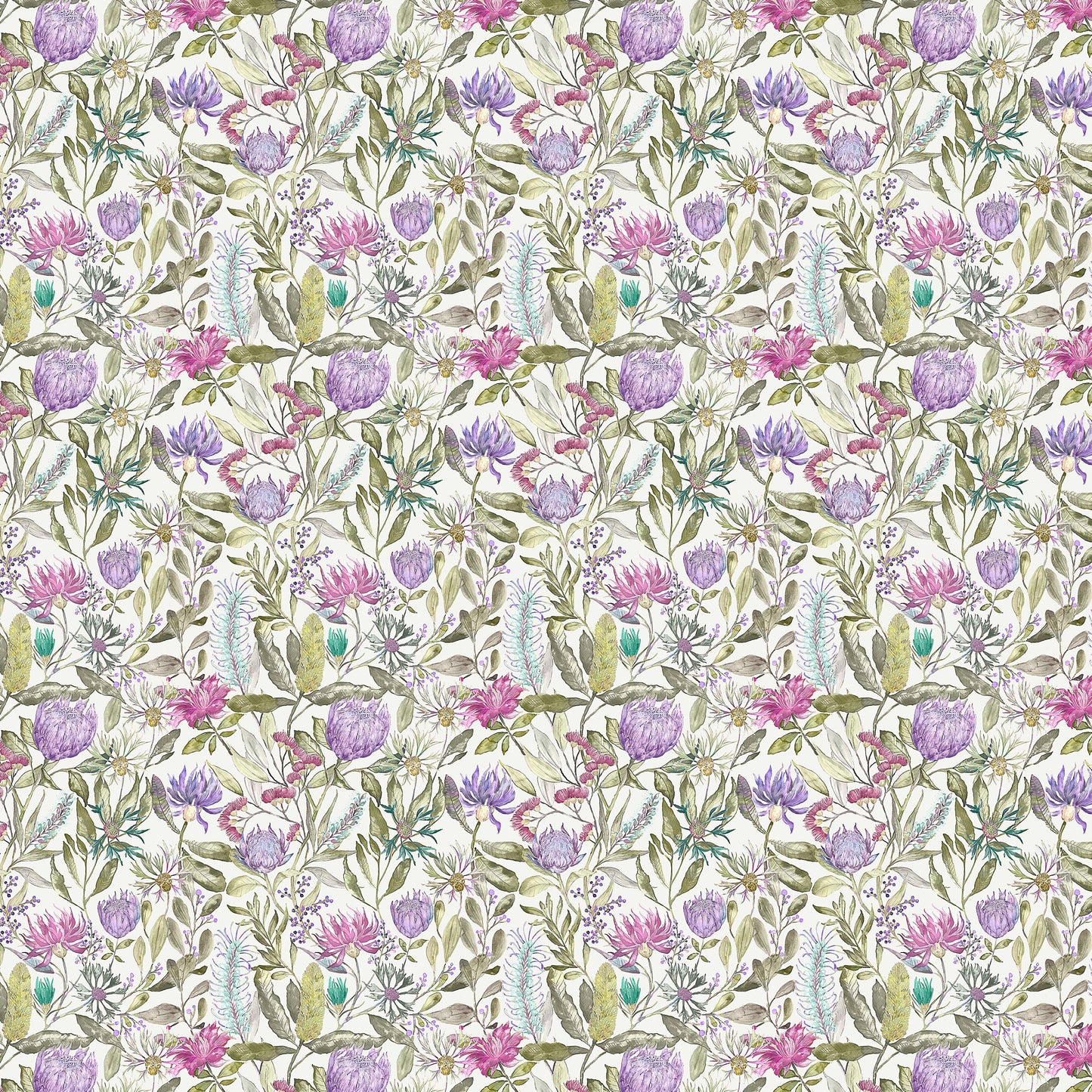 Fortazela 145Cm Ann Fabric Metre - Violet