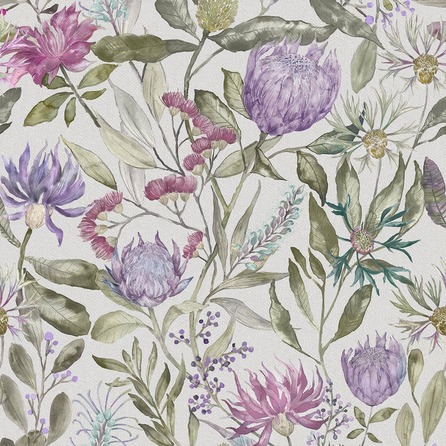 Fortazela 145Cm Ann Fabric Metre - Violet